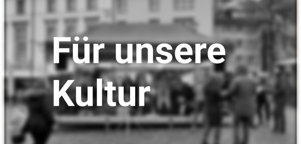 Offener Brief: Für nachhaltige Kulturförderung